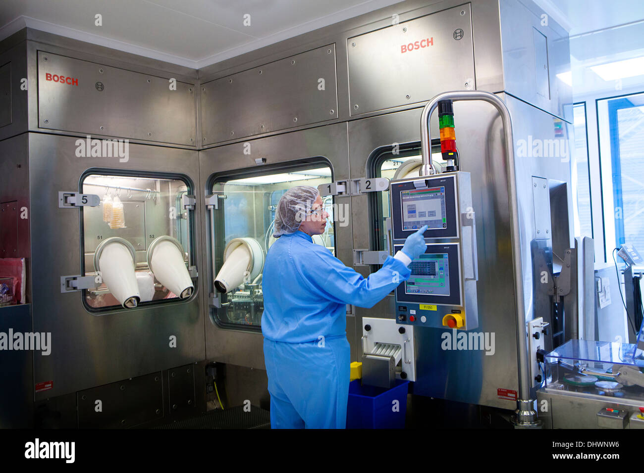 Industria farmaceutica Foto Stock