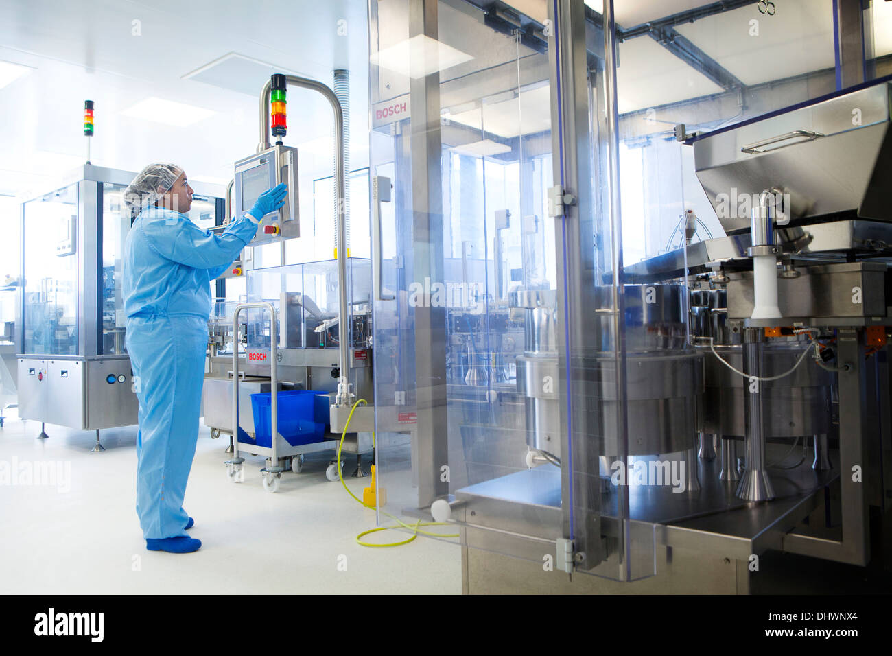 Industria farmaceutica Foto Stock