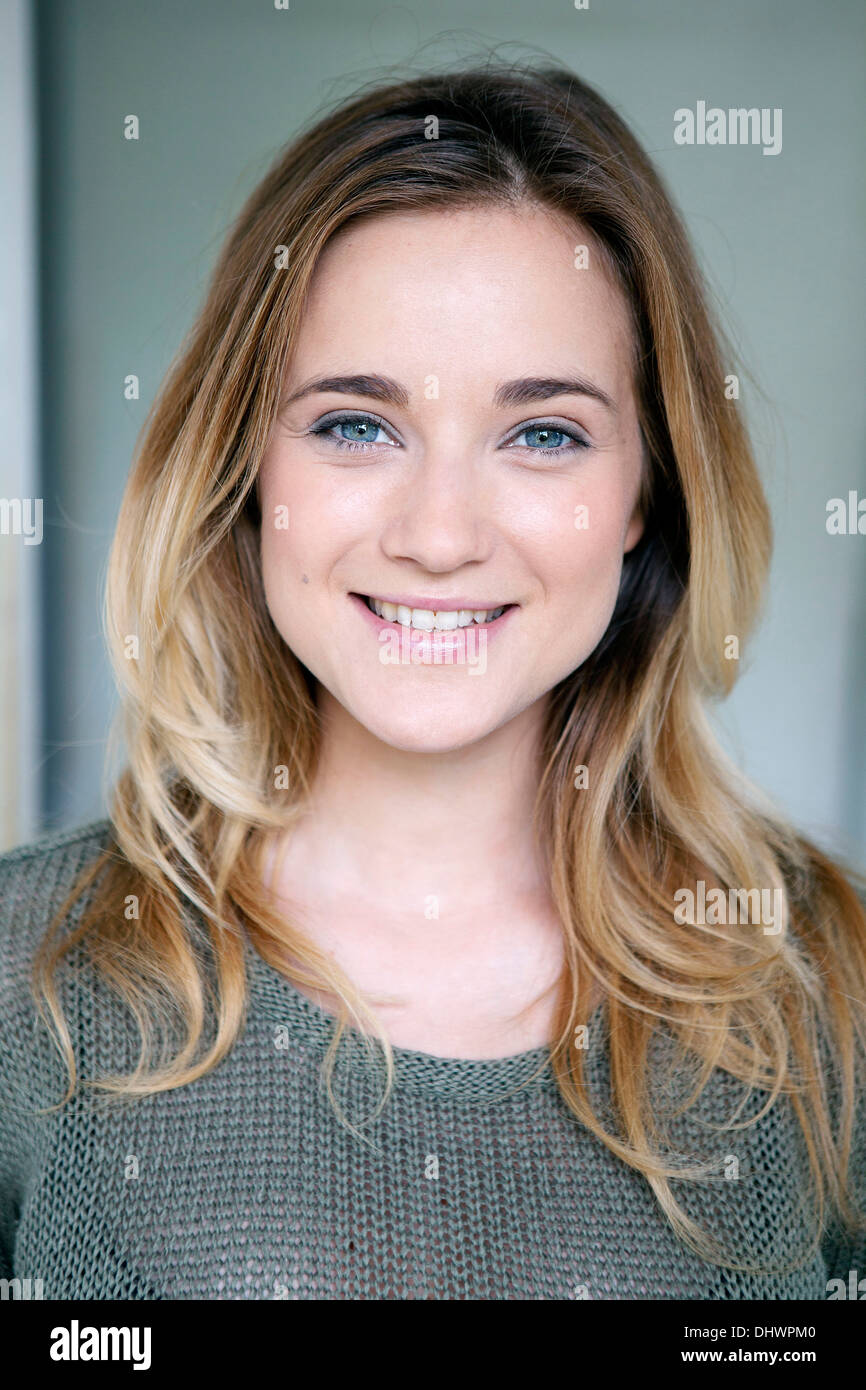 Ritratto di una donna Foto Stock