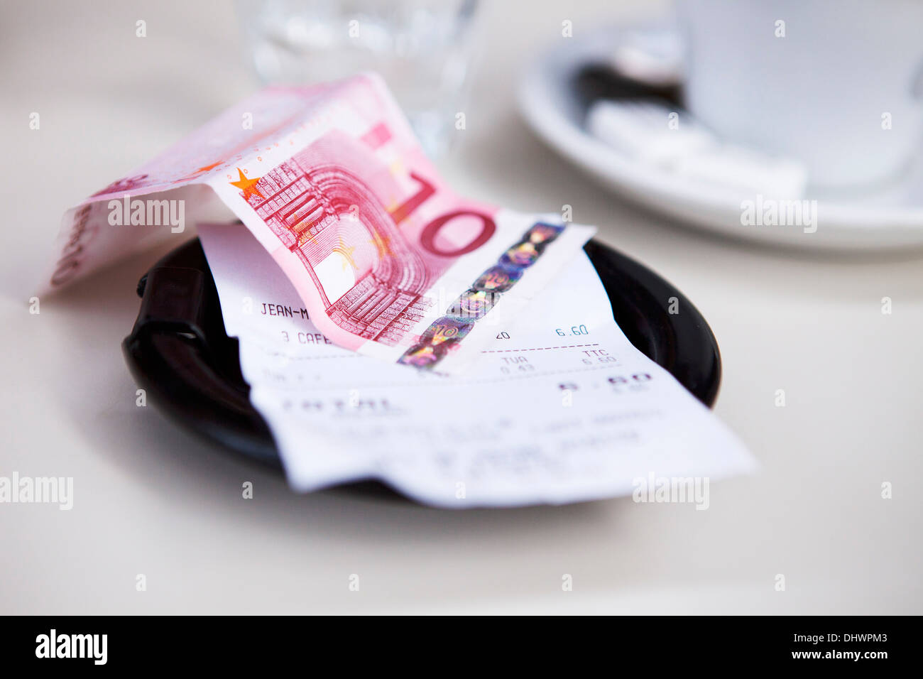 COFFEE SHOP, tavoli all aperto Foto Stock
