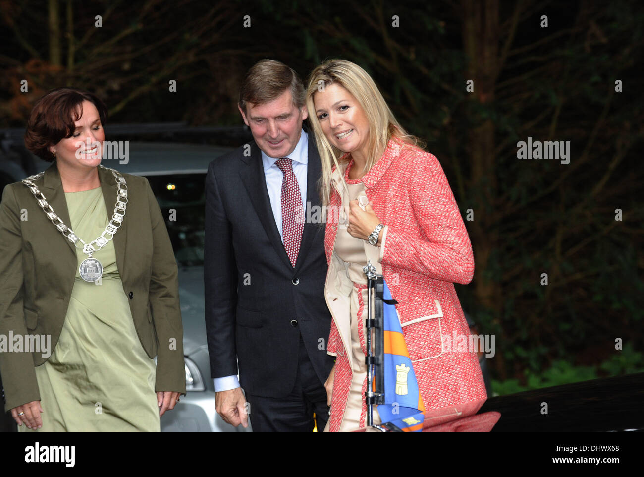 La principessa Maxima dei Paesi Bassi presso le donne sulle ali incontro. Austerlitz, Paesi Bassi 17.09.2012 Foto Stock