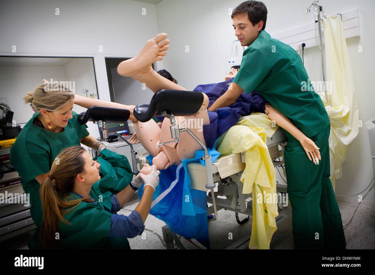 Simulazione del manichino Foto Stock