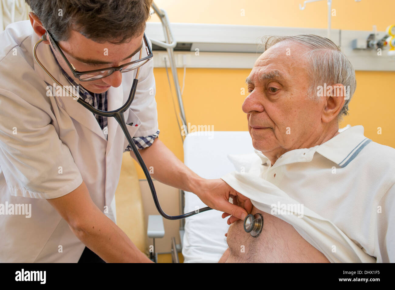 Geriatrico unità ospedaliera Foto Stock