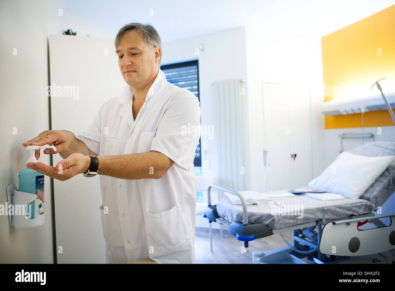 Igiene ospedaliera Foto Stock