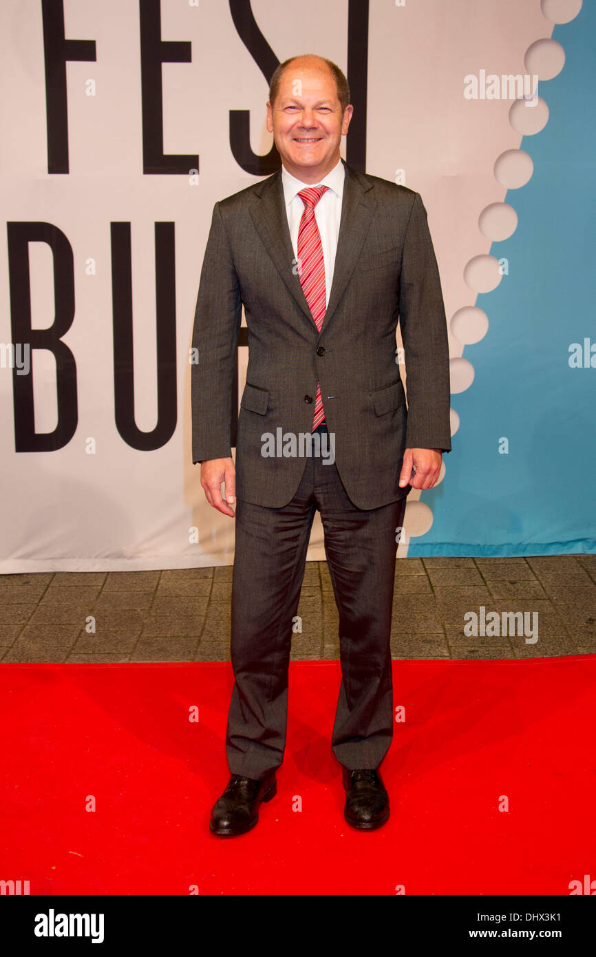 Olaf Scholz celebrando xx filmfest film festival di Amburgo. Amburgo, Germania - 27.09.2012 Foto Stock