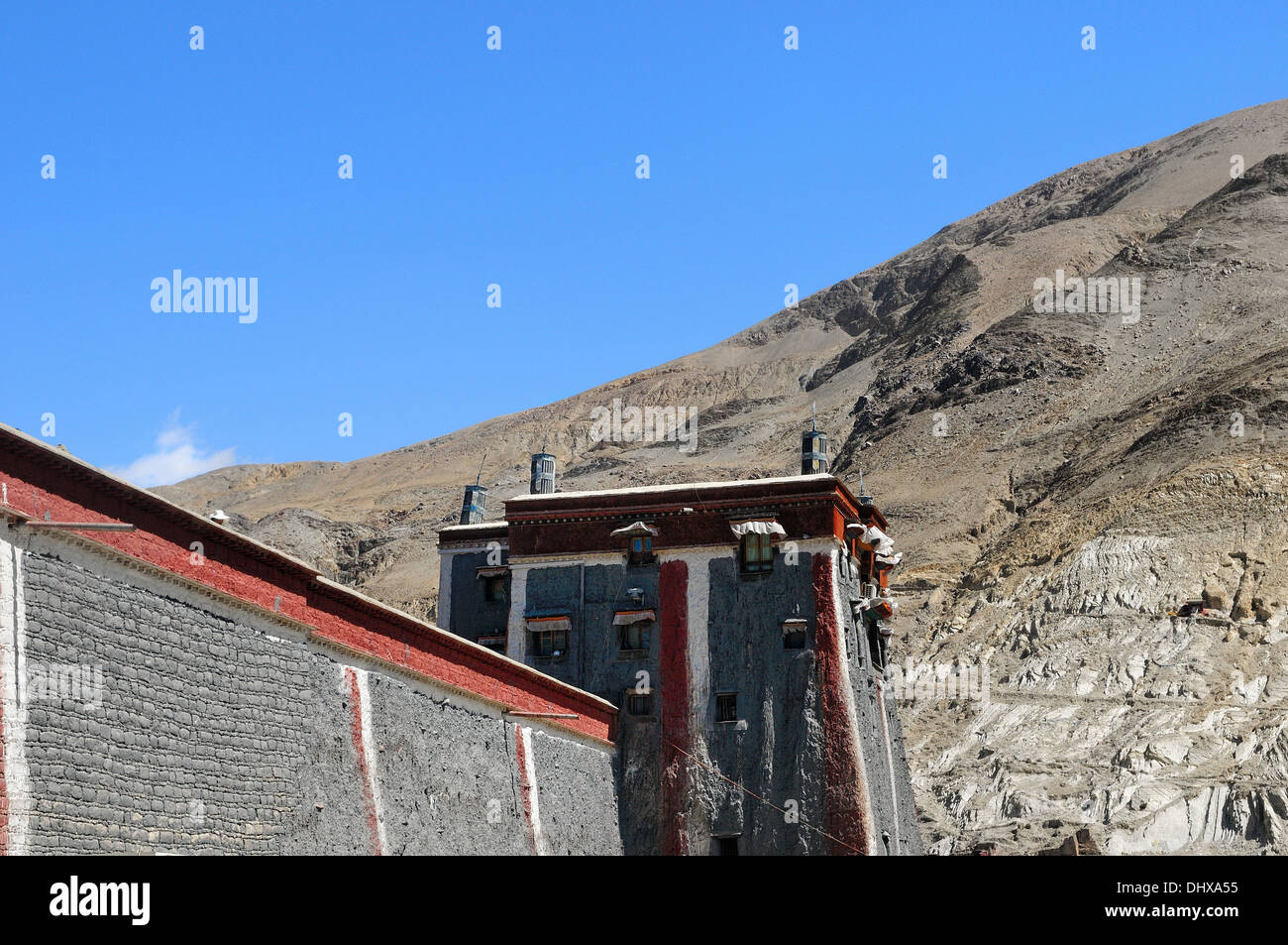 Monastero Sakya in Shigatse Tibet Cina Foto Stock