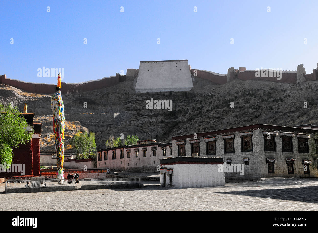 Gyantse monastero Palkhor Tibet Cina Foto Stock