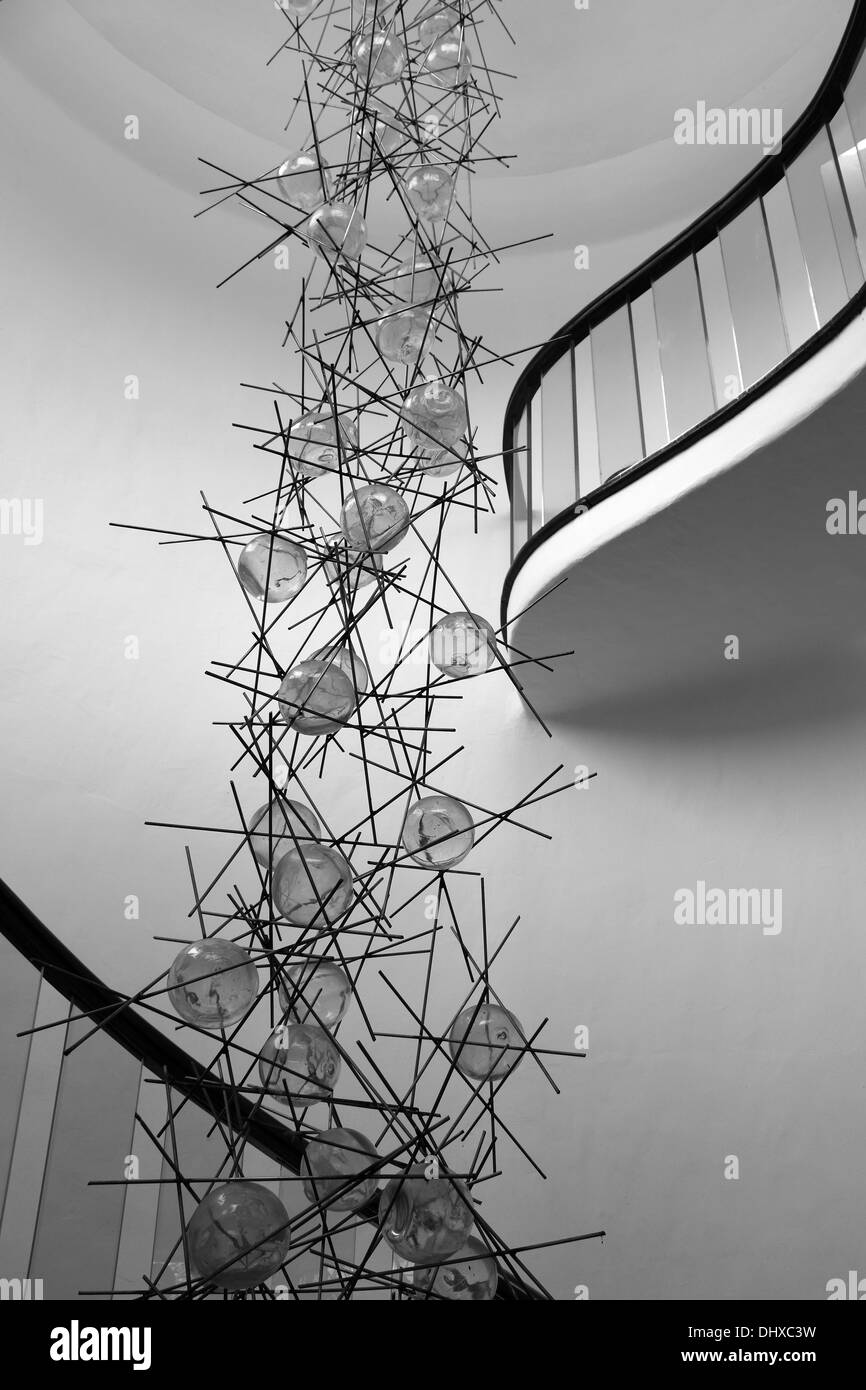 Scala nel giardino di cactus di Guatiza Foto Stock