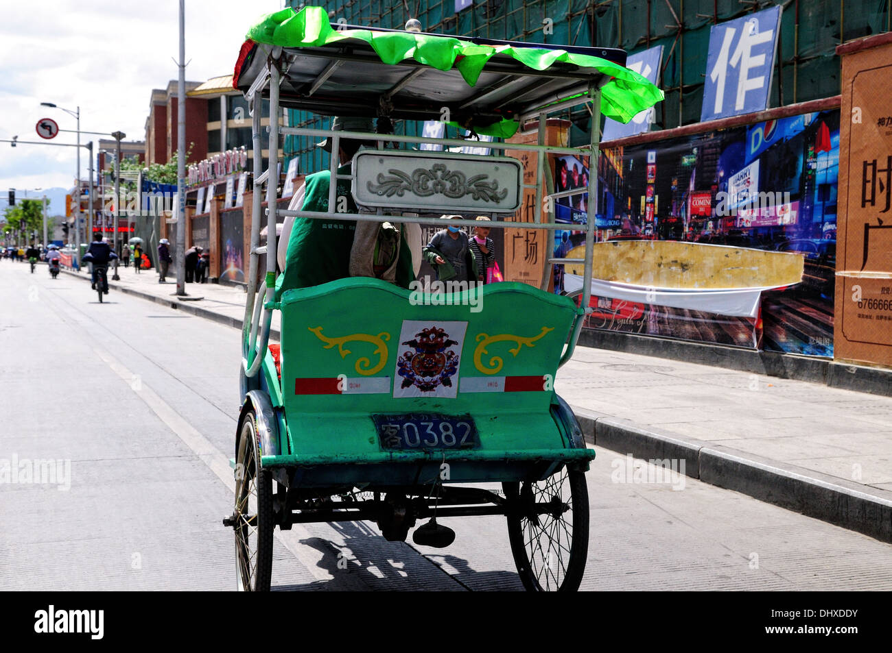 Noleggio taxi a Lhasa il Tibet Foto Stock
