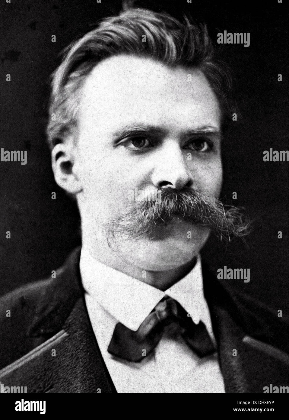 Friedrich Nietzsche, il filosofo tedesco Foto Stock