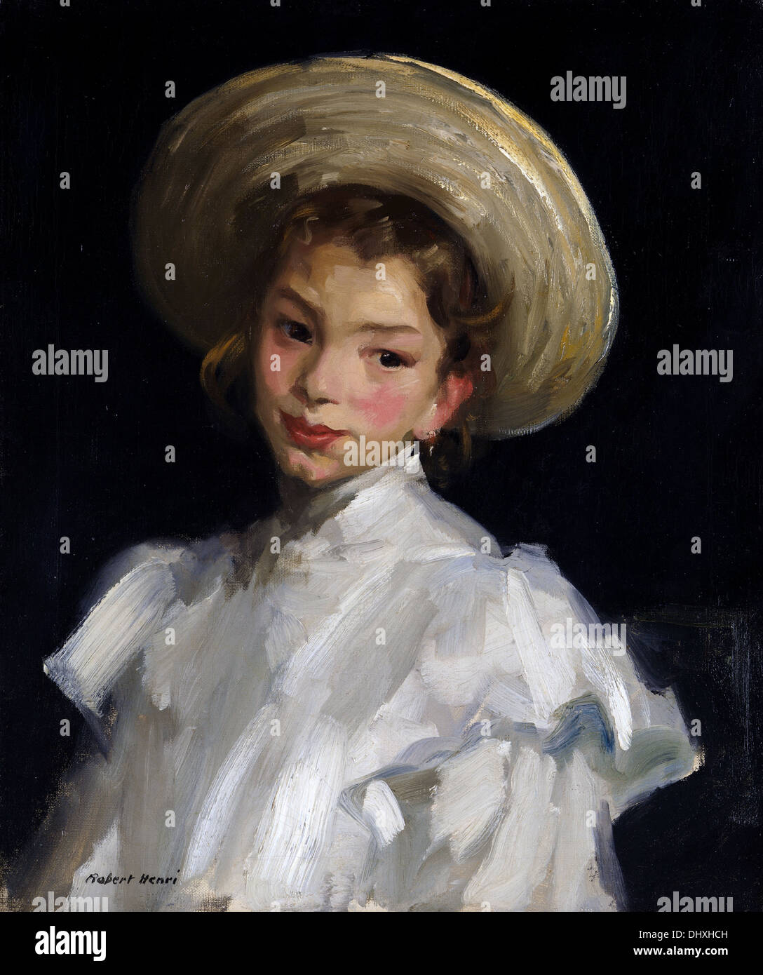 Ragazza olandese in bianco - da Robert Henri, 1907 Foto Stock