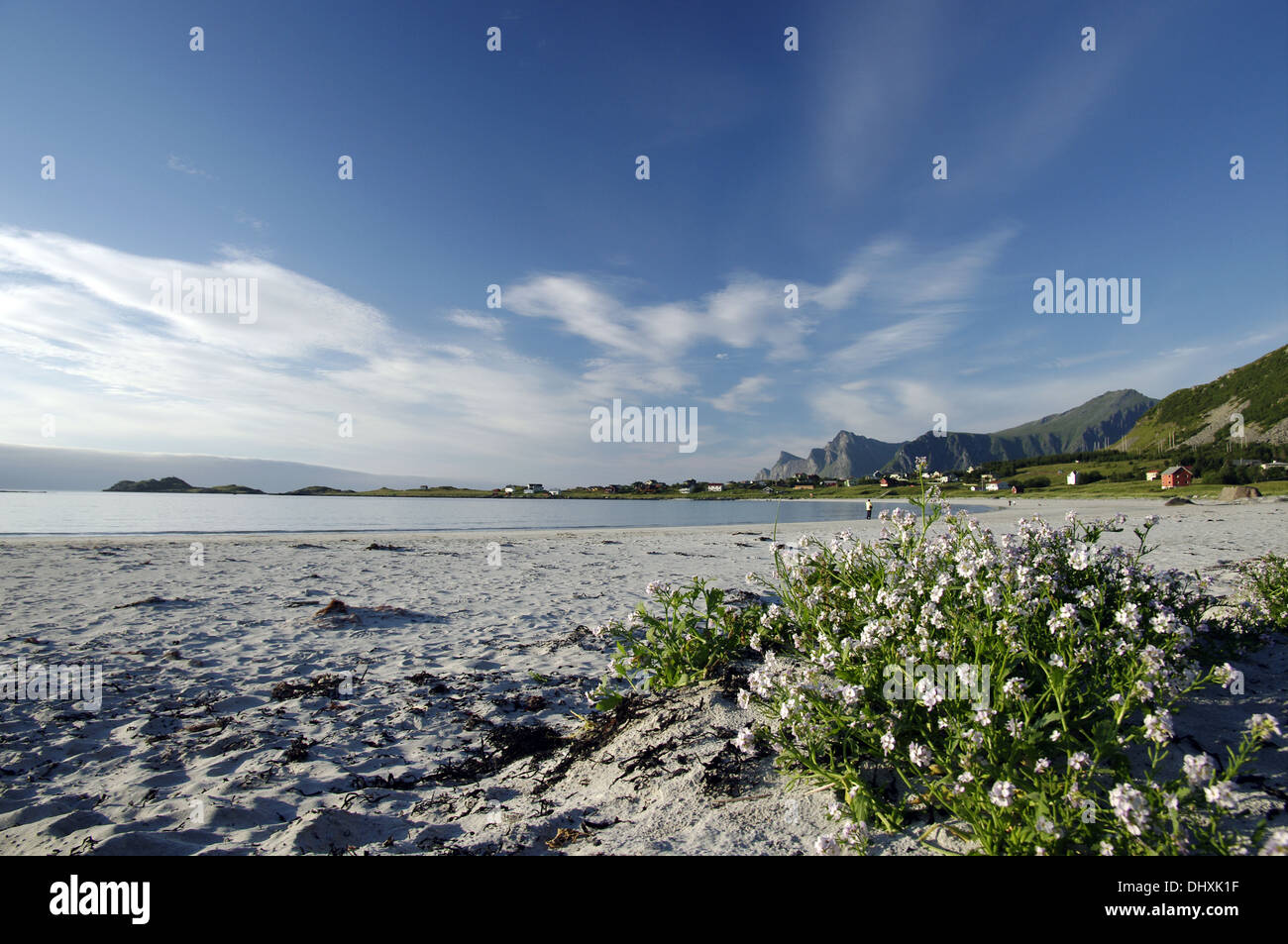 Spiaggia di Ramberg Foto Stock