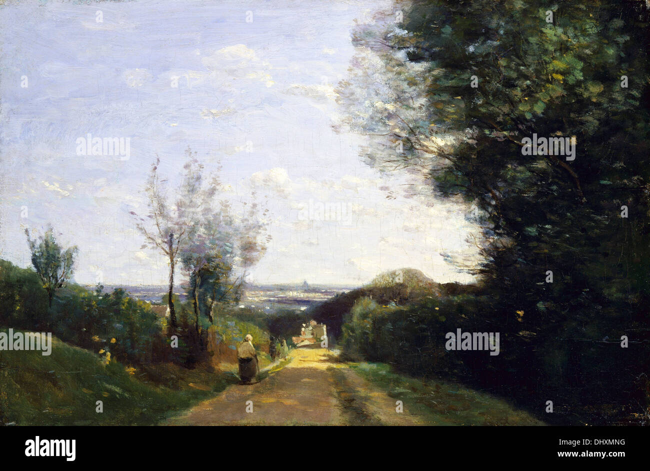 Dintorni di Parigi - da Camille Corot, 1860 Foto Stock