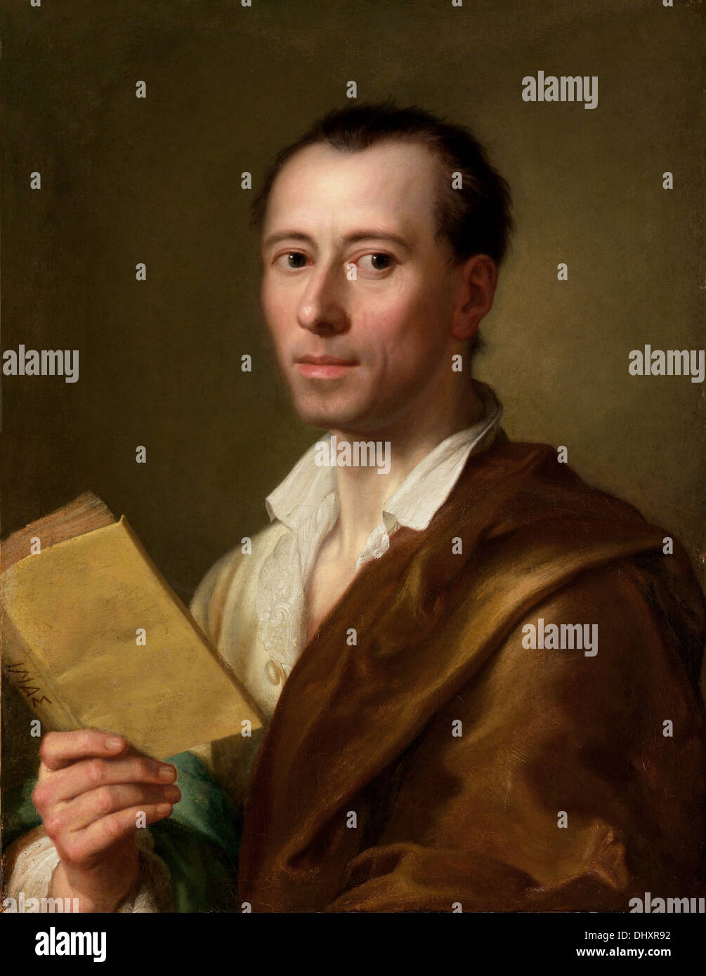 Johann Joachim Winckelmann - da Anton Raphael Meng, 1777 Foto Stock