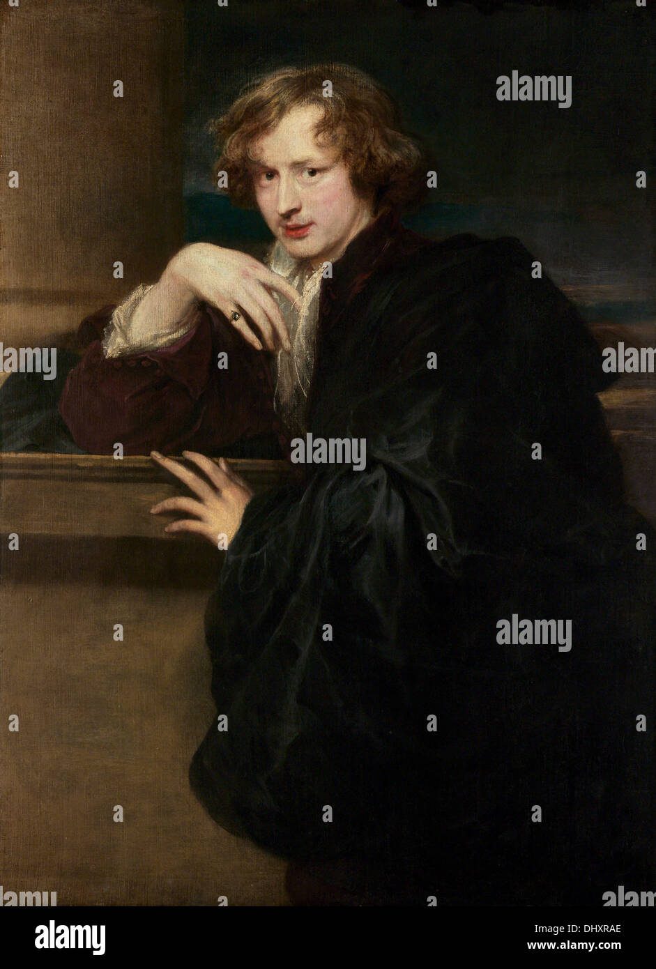 Autoritratto - da Anthony van Dyck, 1621 Foto Stock