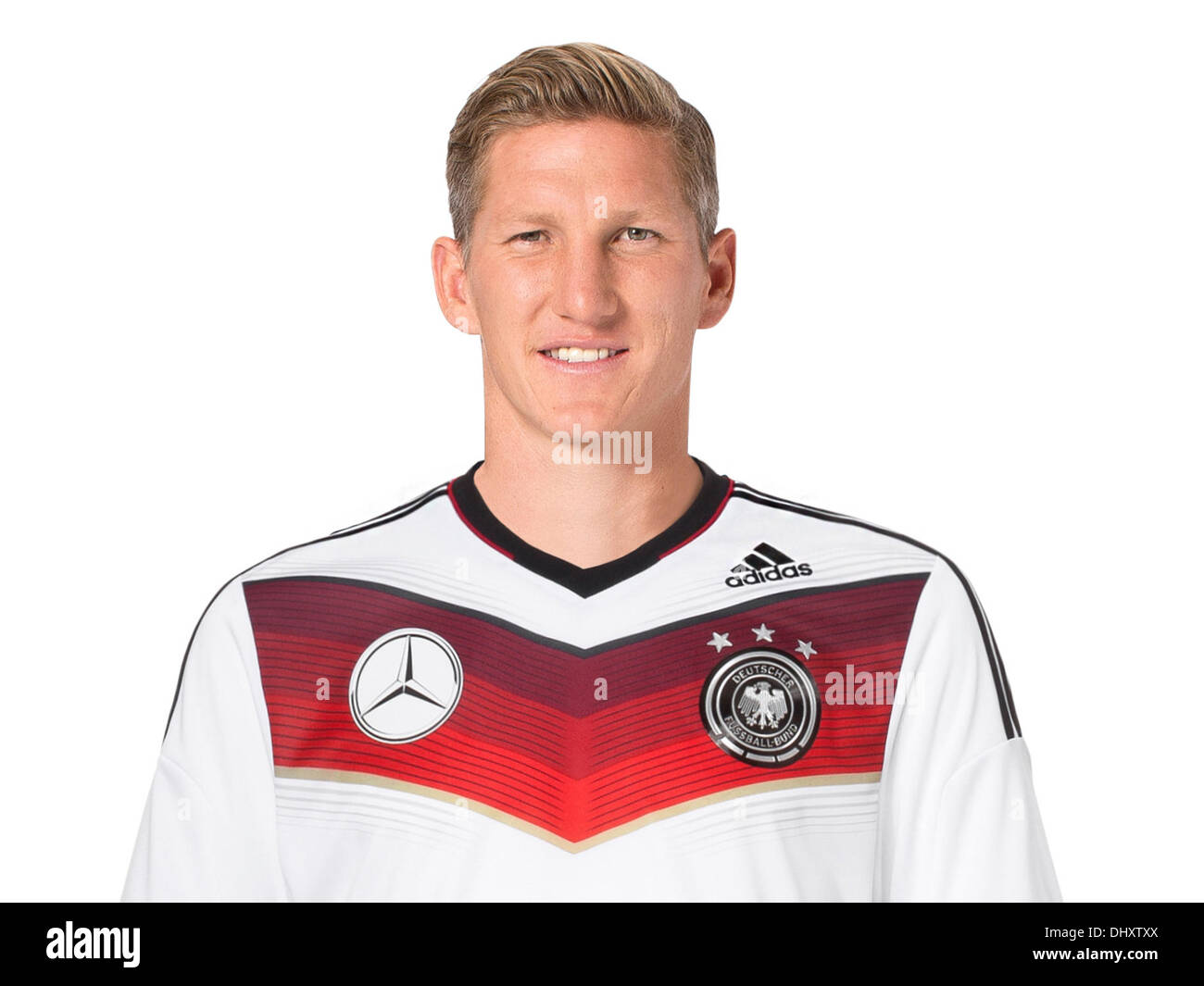 Il 14 novembre 2013. Ritratto della nazionale di calcio tedesca player Bastian SCHWEINSTEIGER nel kit per i Mondiali di calcio FIFA 2014 in Brasil Credit: kolvenbach/Alamy Live News Foto Stock