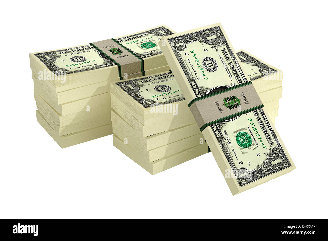 1 fatture del dollaro Foto Stock