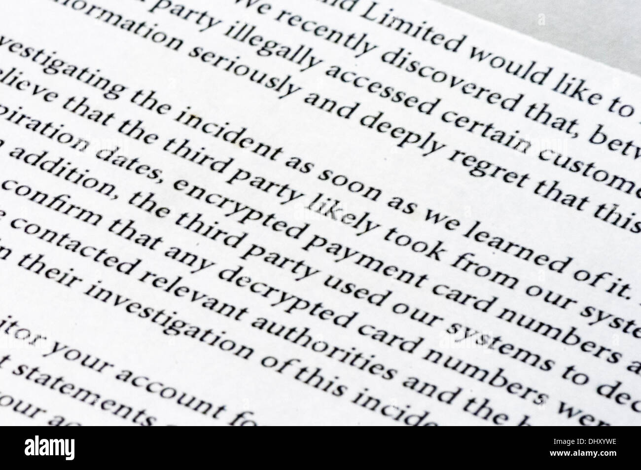 In tutto il mondo, 16 Nov 2013 - Adobe scrive a milioni di clienti in seguito al furto del proprio cliente per un database durante un hack nel 2012. Le prime stime indicano il numero a 2.5 milioni di euro, ma si è creduto per essere più vicini a 38 milioni di conti, con alcuni esperti a credere come molti come 150 milioni di euro potrebbe essere stato violato. Credito: Stephen Barnes/Alamy Live News Foto Stock