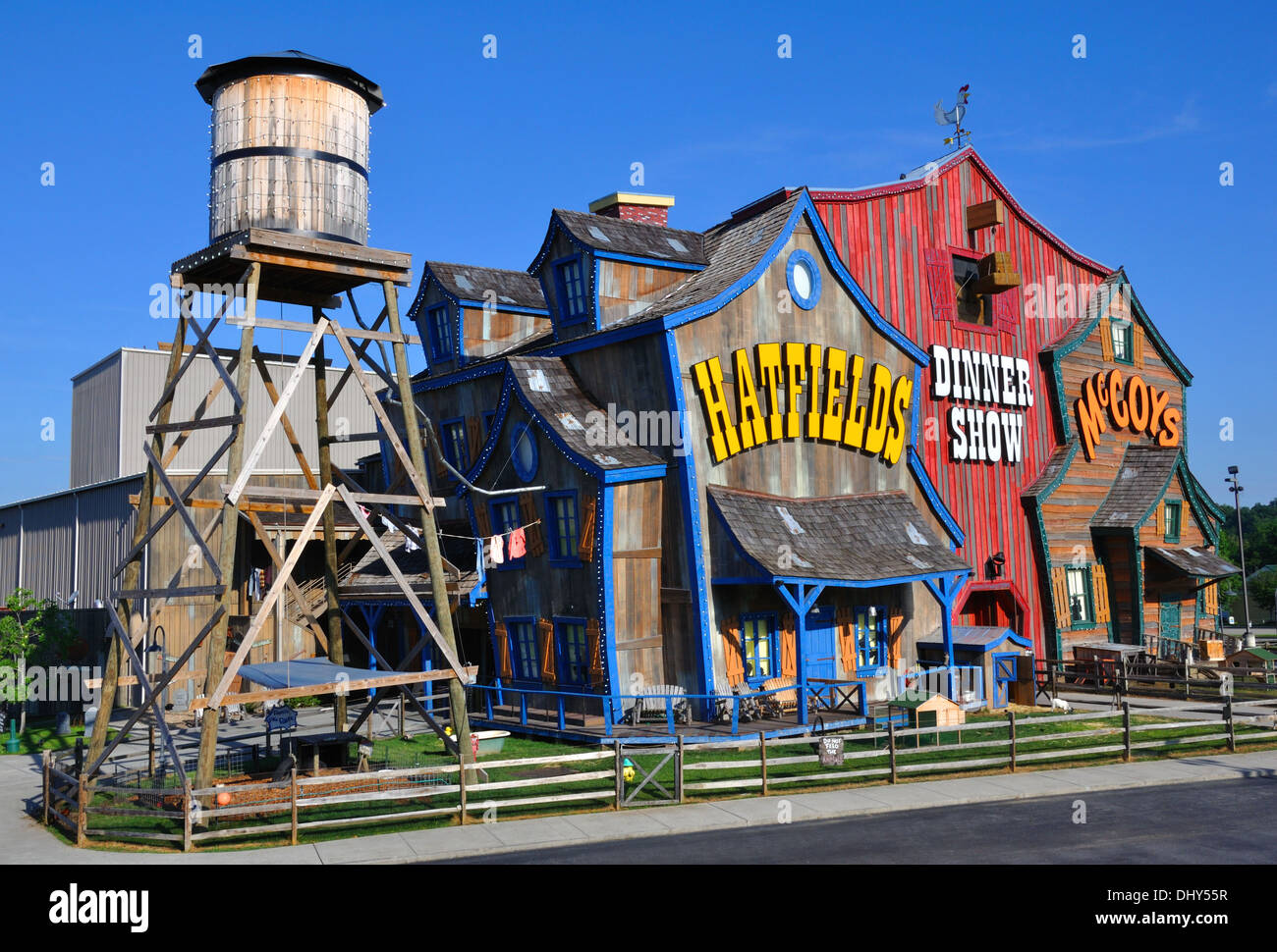 Hatfield & McCoy cena spettacolo, Pigeon Forge, Tennessee, Stati Uniti d'America Foto Stock