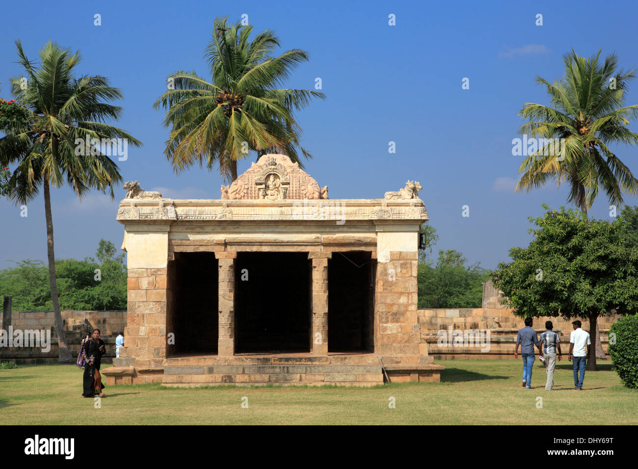 Tempio Brihadeeswarar (XI secolo), Gangaikonda Cholapuram, Tamil Nadu, India Foto Stock