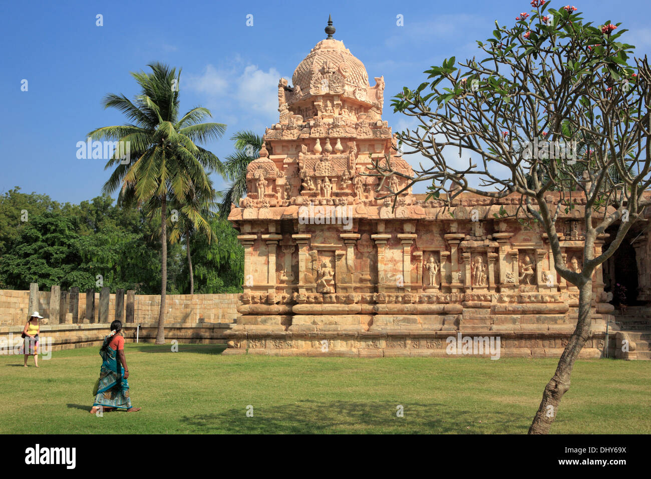 Tempio Brihadeeswarar (XI secolo), Gangaikonda Cholapuram, Tamil Nadu, India Foto Stock