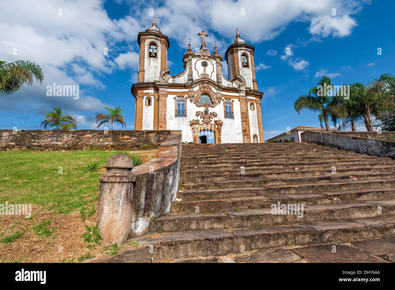 Nossa Senhora do Carmo Chiesa, Ouro Preto, Minas Gerais, Brasile Foto Stock