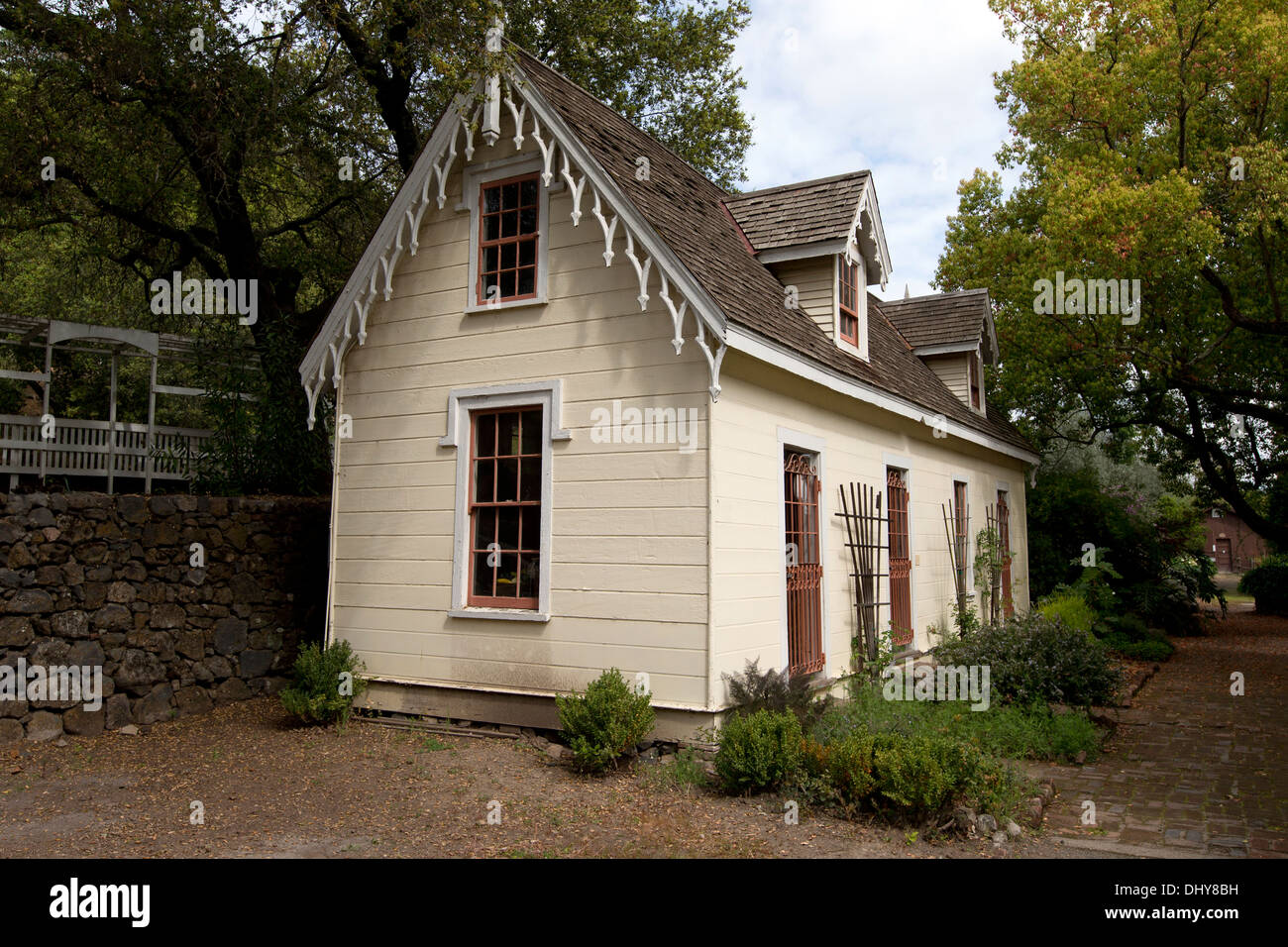 Cookhouse a Lachryma Montis casa storica del generale Mariano Guadalupe Vallejo, Sonoma, California, U.S.A. Foto Stock