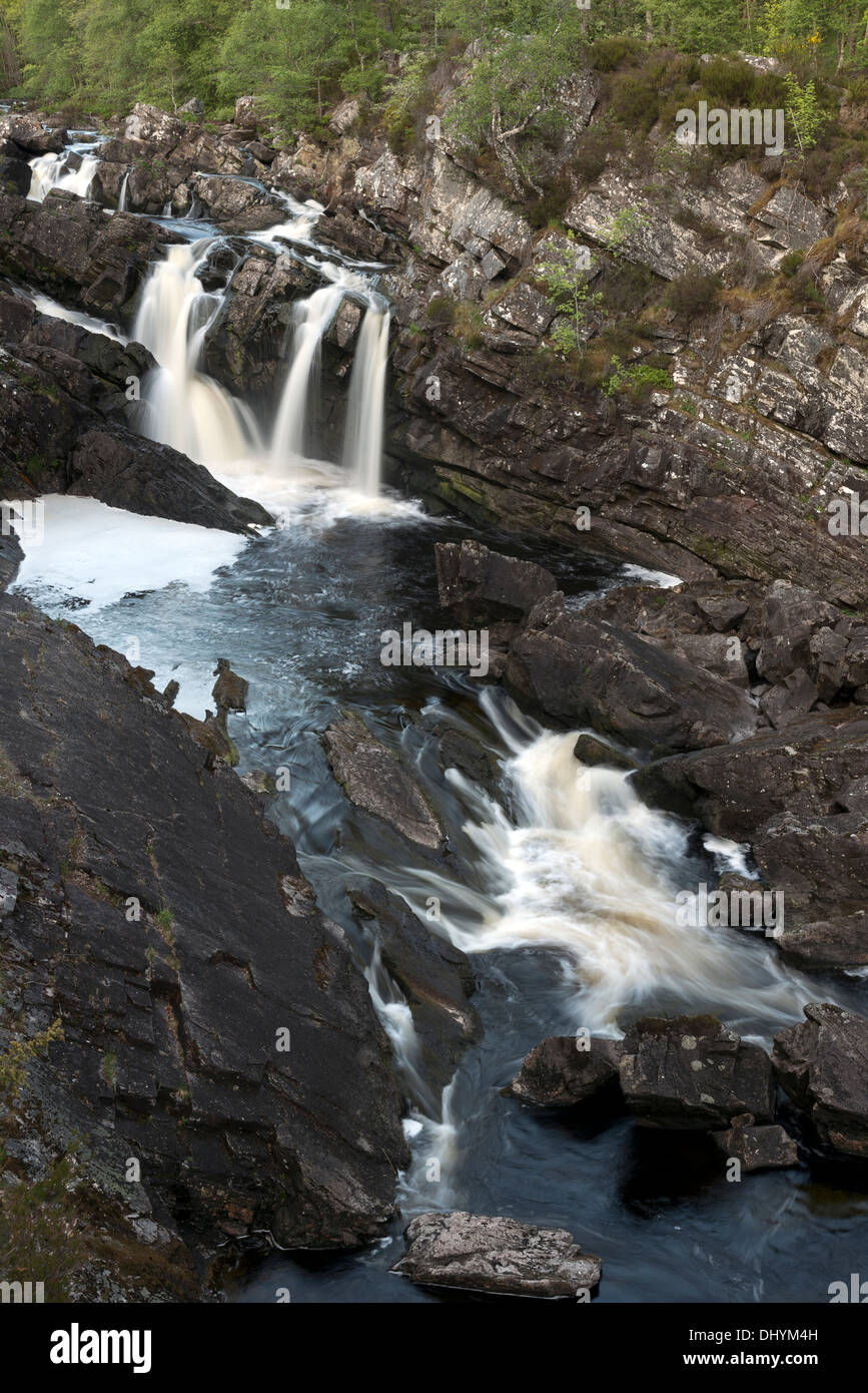 Rogie cade Blackwater Fiume Ross-shire Highlands scozzesi Scotland Regno Unito Foto Stock