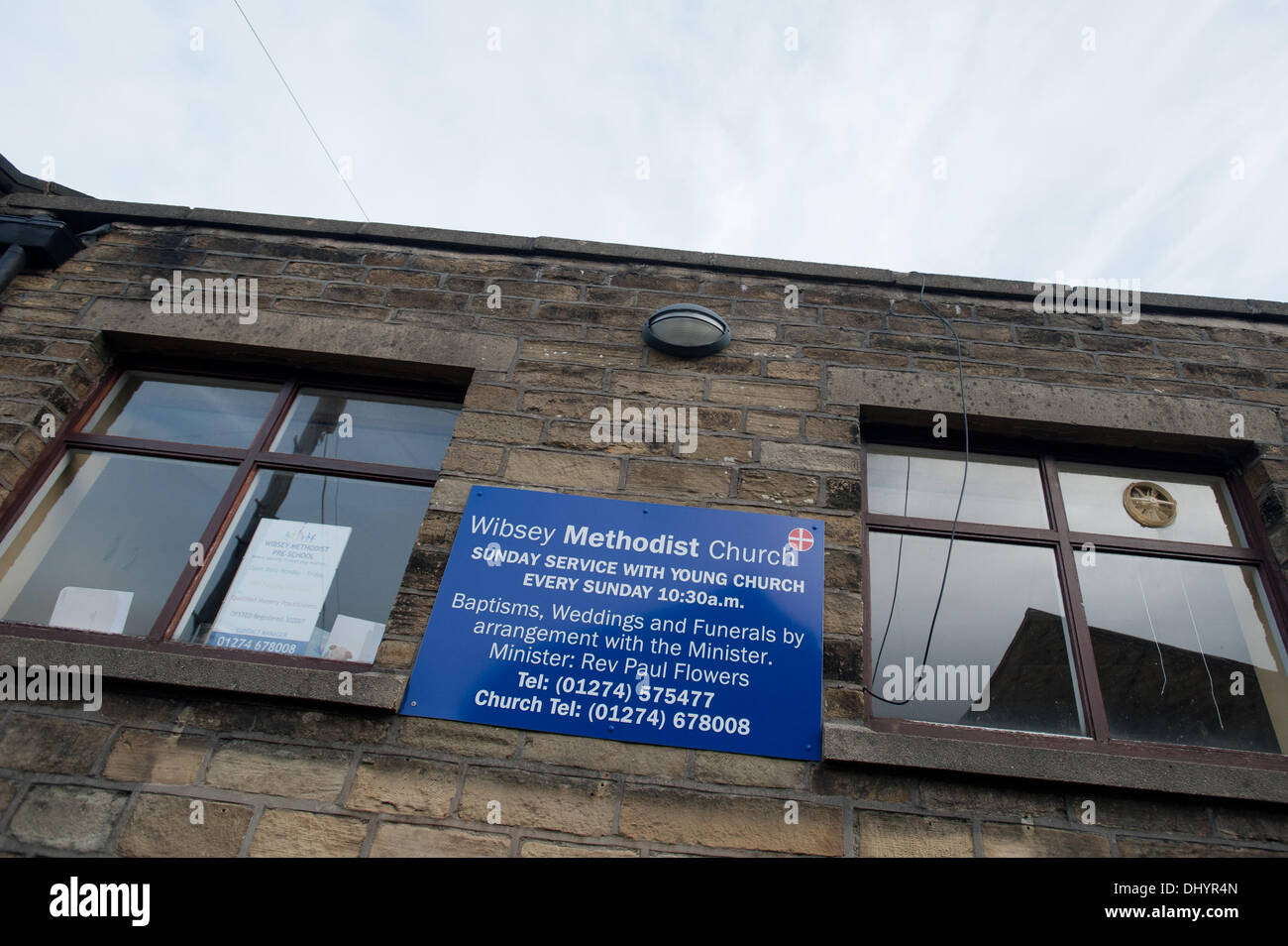 Wibsey, UK. 17 Nov, 2013. La Chiesa Metodista di Wibsey dove il Reverendo Paolo fiori ex capo di Co-op conduce di credito servizi: Steven Schofield/Alamy Live News Foto Stock