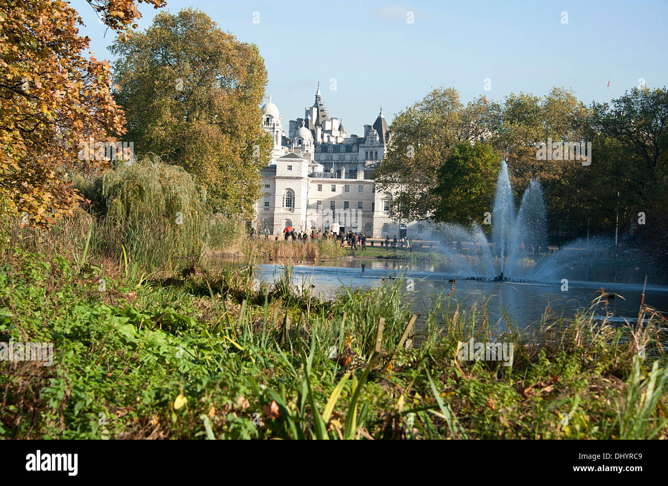 Autunno in scena a St James Park, Londra Foto Stock