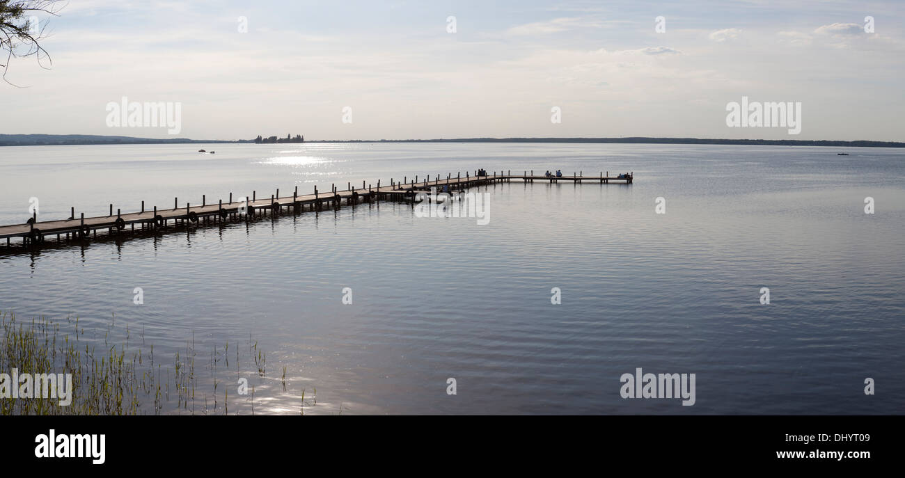 Steinhuder Meer Nature Park, Steinhude Mare, Steinhude, Wunstorf, Bassa Sassonia, Germania, Europa Foto Stock