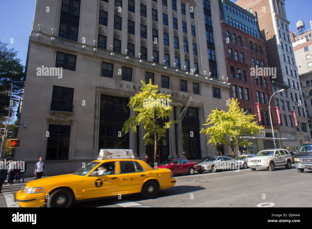 La sede centrale di Forbes Media LLC nel Greenwich Village di New York Foto Stock