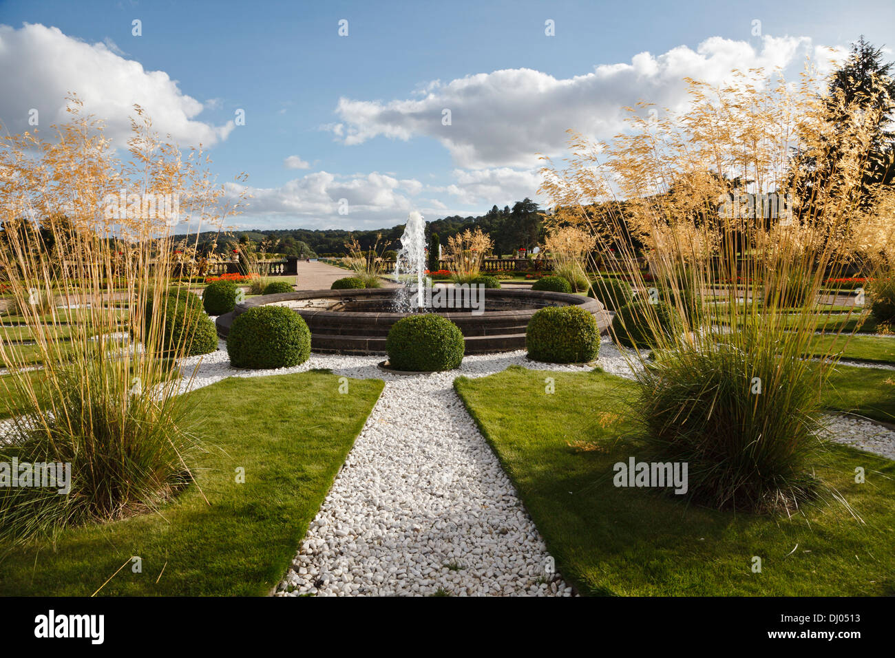 I giardini all'italiana, Trentham Gardens, Stoke-on-Trent, Staffordshire Foto Stock