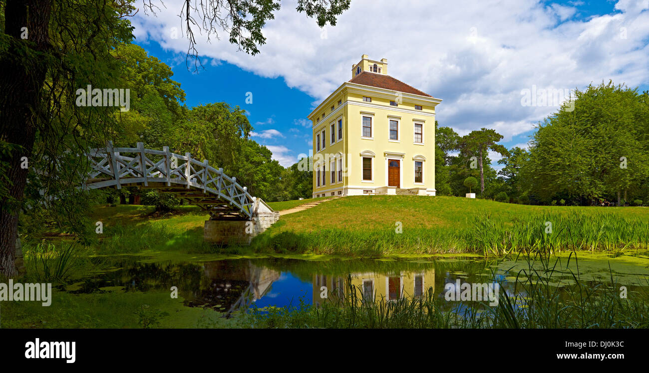 Il castello di Luisium, Dessau, Sassonia-Anhalt, Germania Foto Stock