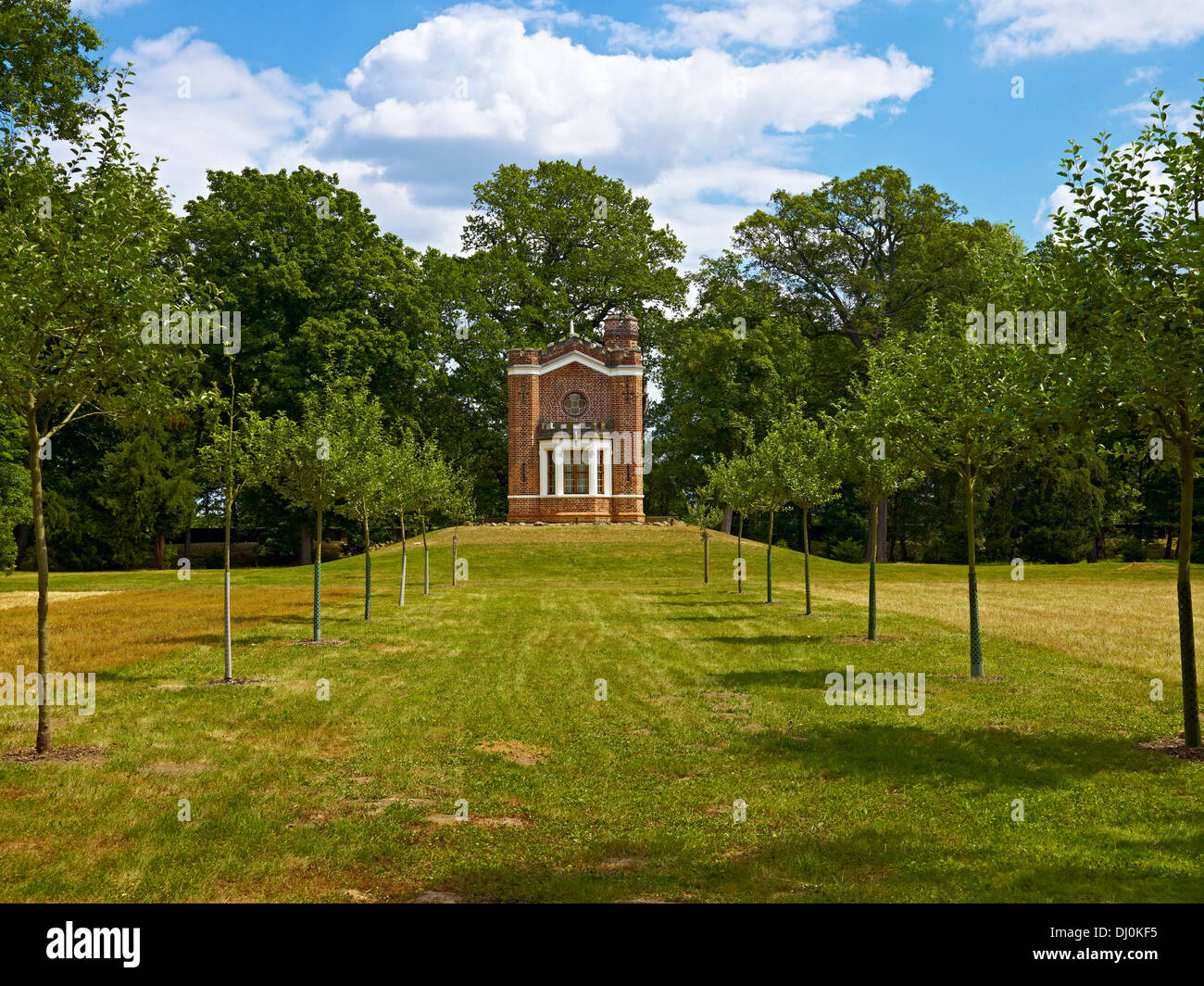 Schlangenhaus pavilion, Luisium giardino, Dessau, Sassonia-Anhalt, Germania Foto Stock