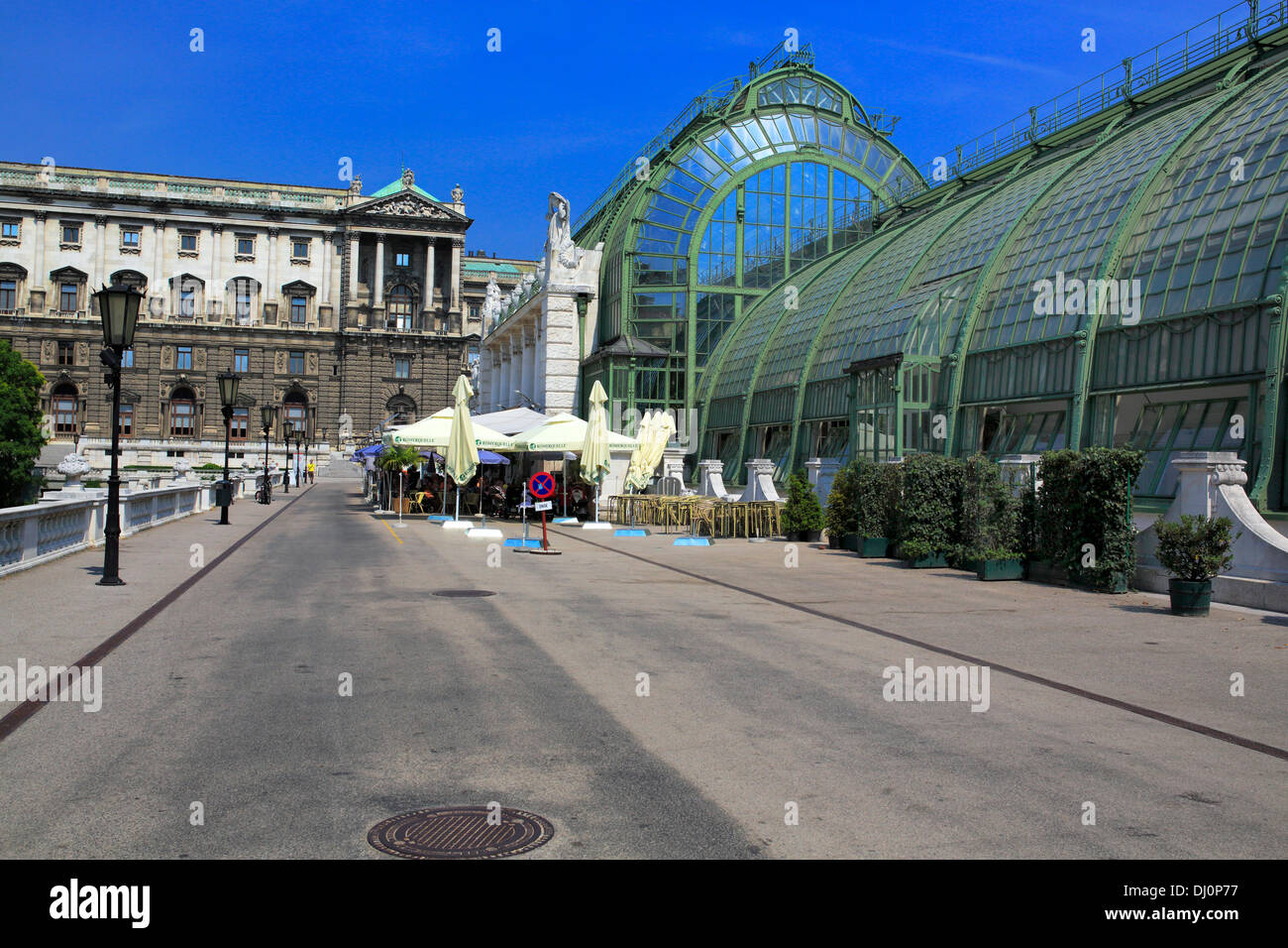 Lo zoo di Butterfly, Schmetterlinghaus nel giardino imperiale di Vienna, Austria Foto Stock