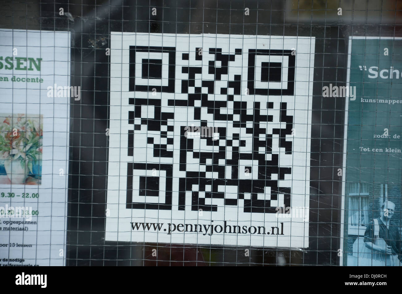 Smart codice QR Foto Stock