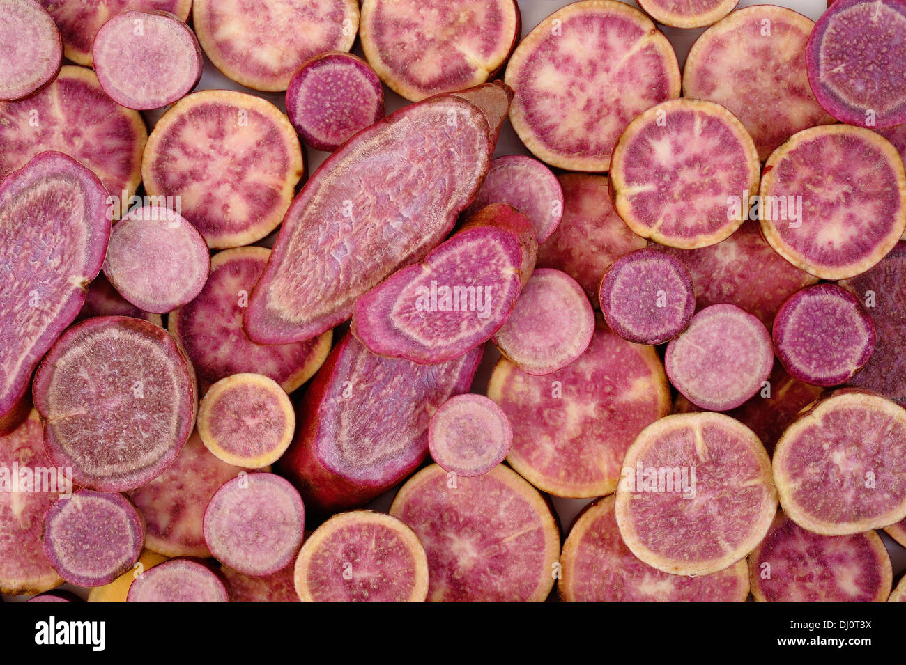 Viola patate dolci Foto Stock