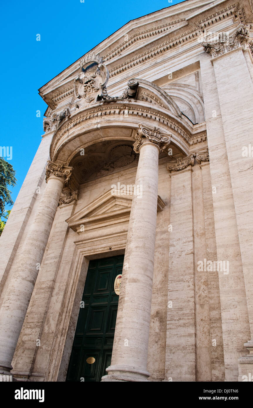 Sant'Andrea al Quirinale, Bernini la chiesa in Via del Quirinale, Roma, Italia Foto Stock