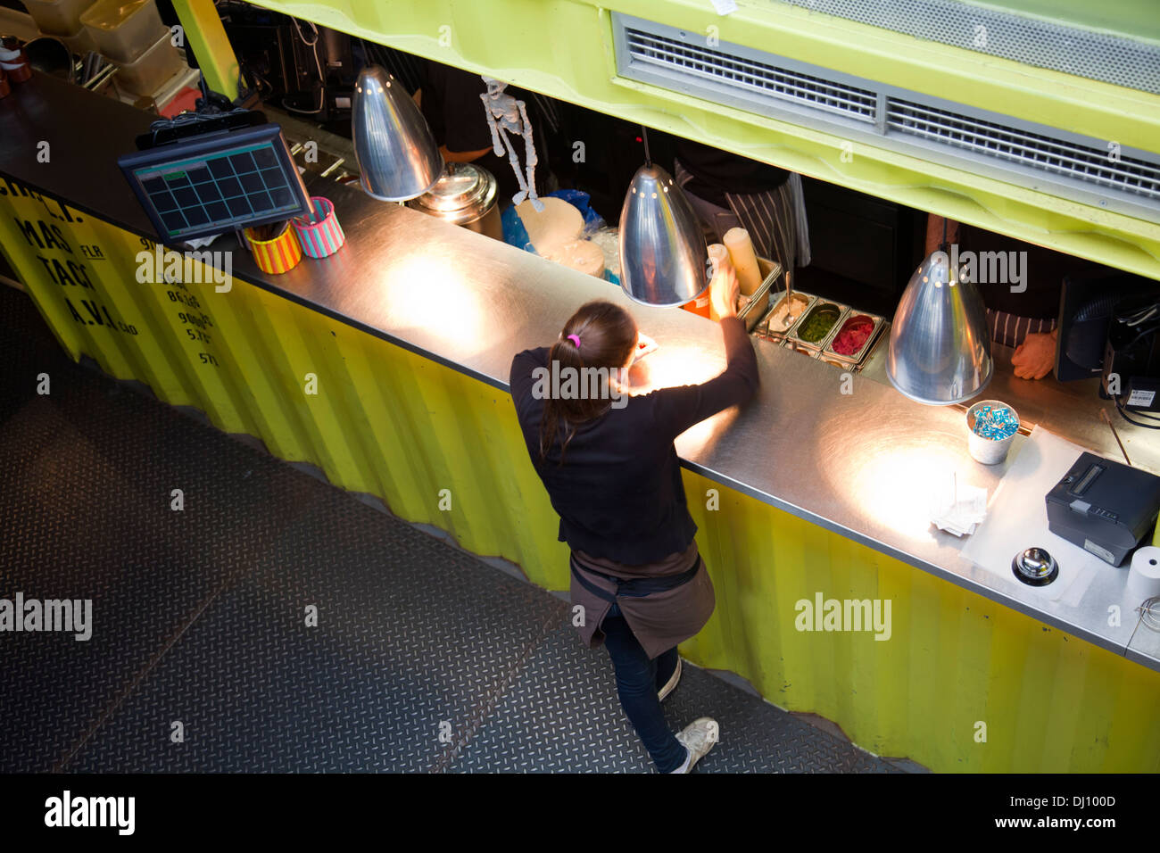 Ristorante Wahaca sulla Southbank in London REGNO UNITO Foto Stock