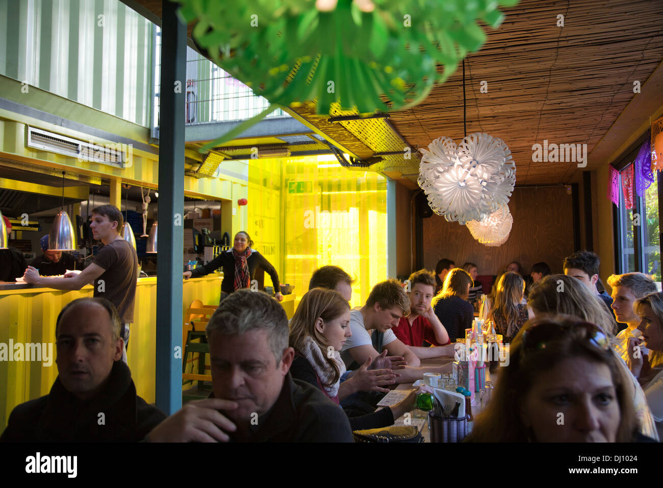 Ristorante Wahaca sulla Southbank in London REGNO UNITO Foto Stock