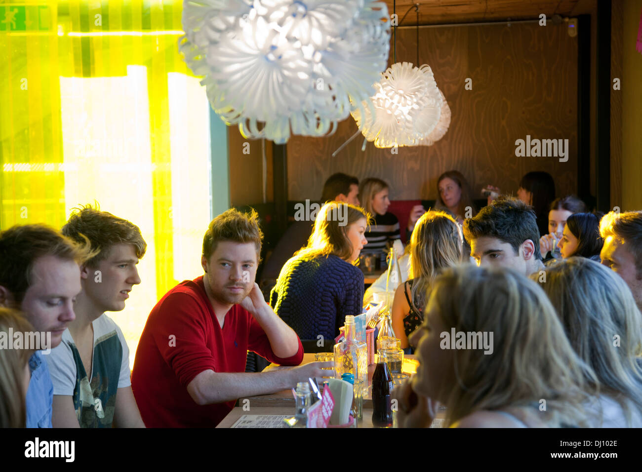 Ristorante Wahaca sulla Southbank in London REGNO UNITO Foto Stock
