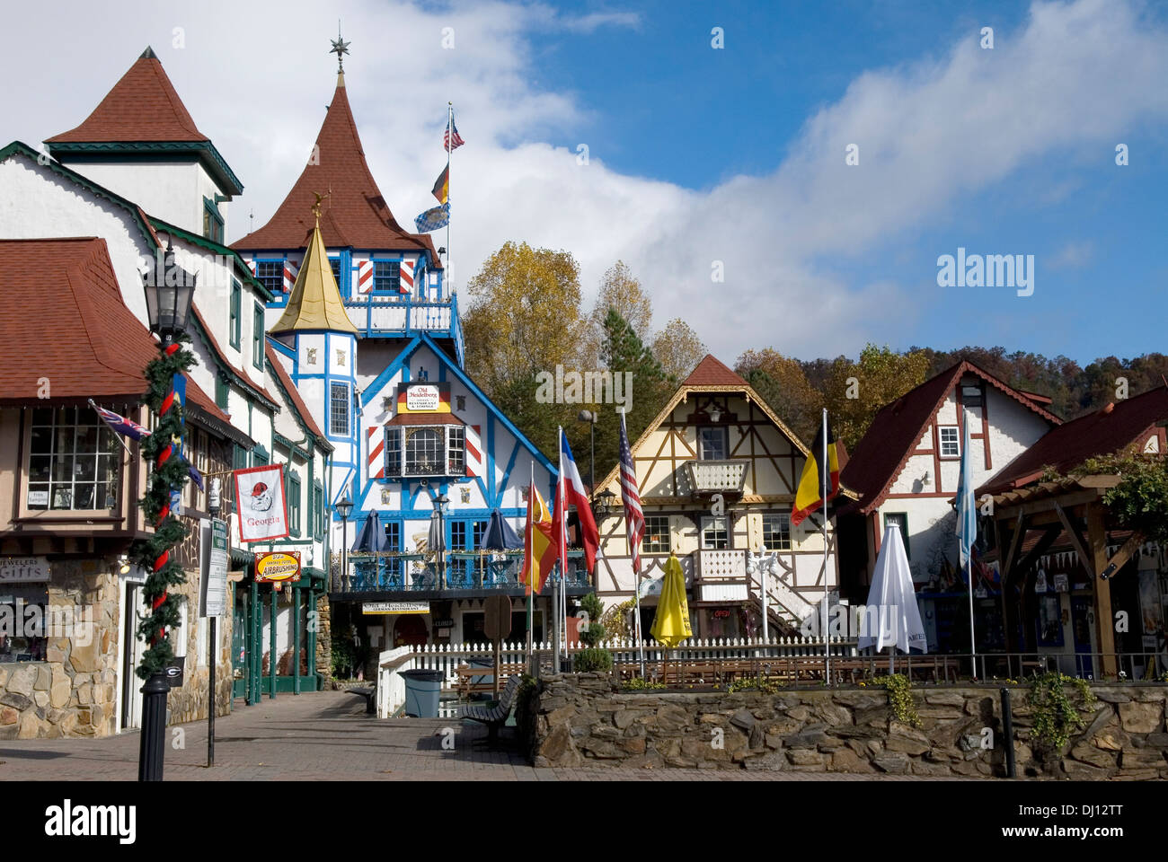 Negozi Helen Georgia USA Foto Stock