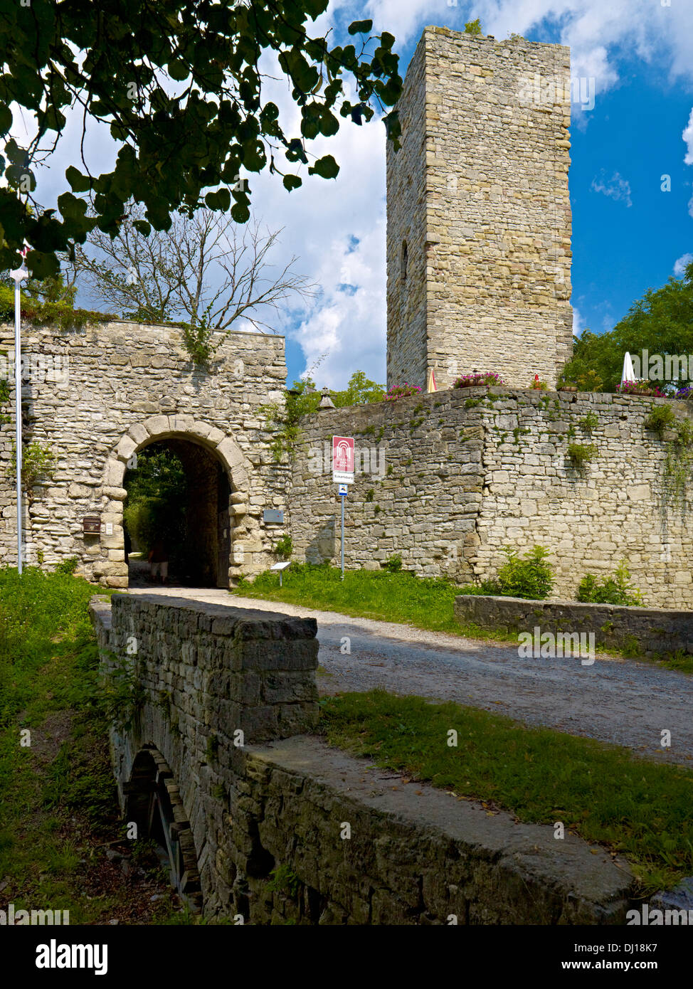 Il castello di Eckartsberga, Burgenlandkreis distretto, Sassonia-Anhalt Foto Stock