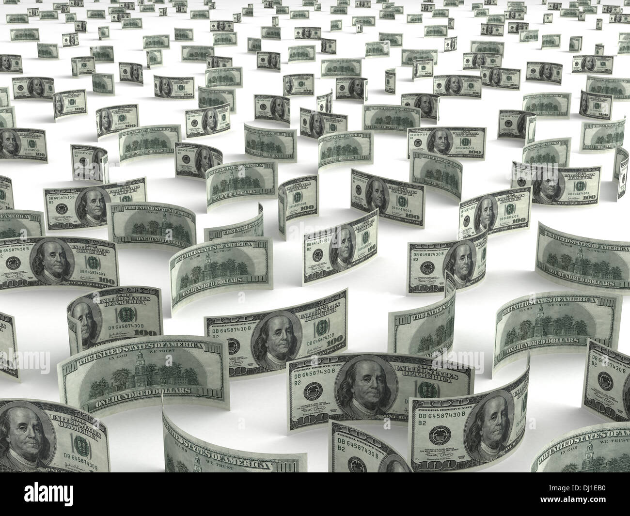 Sparse in dollari Foto Stock