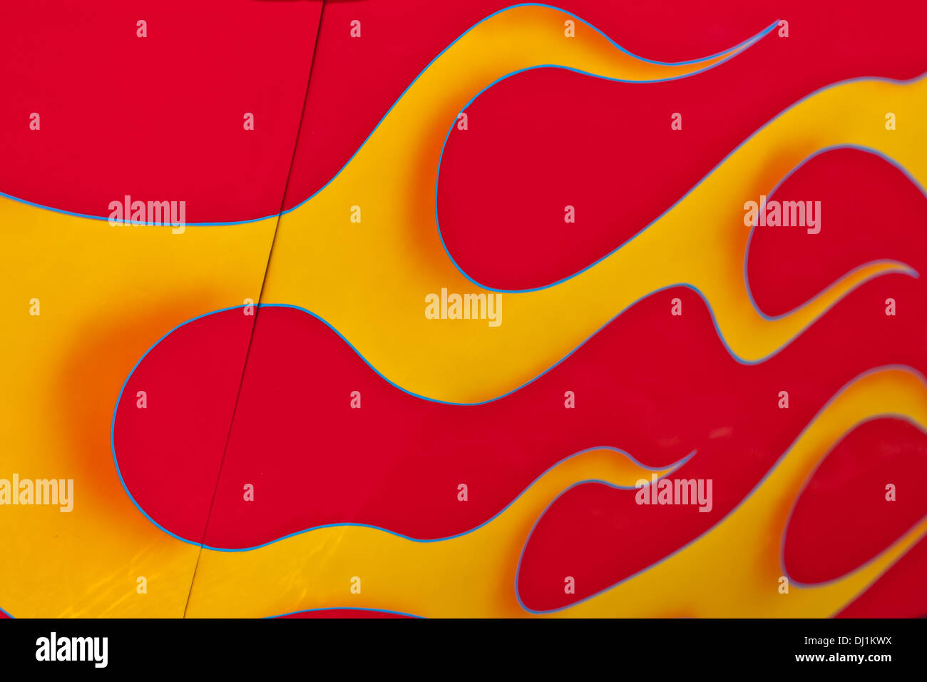 Un classico auto presso un Classic car show nelle Midlands. Foto Stock