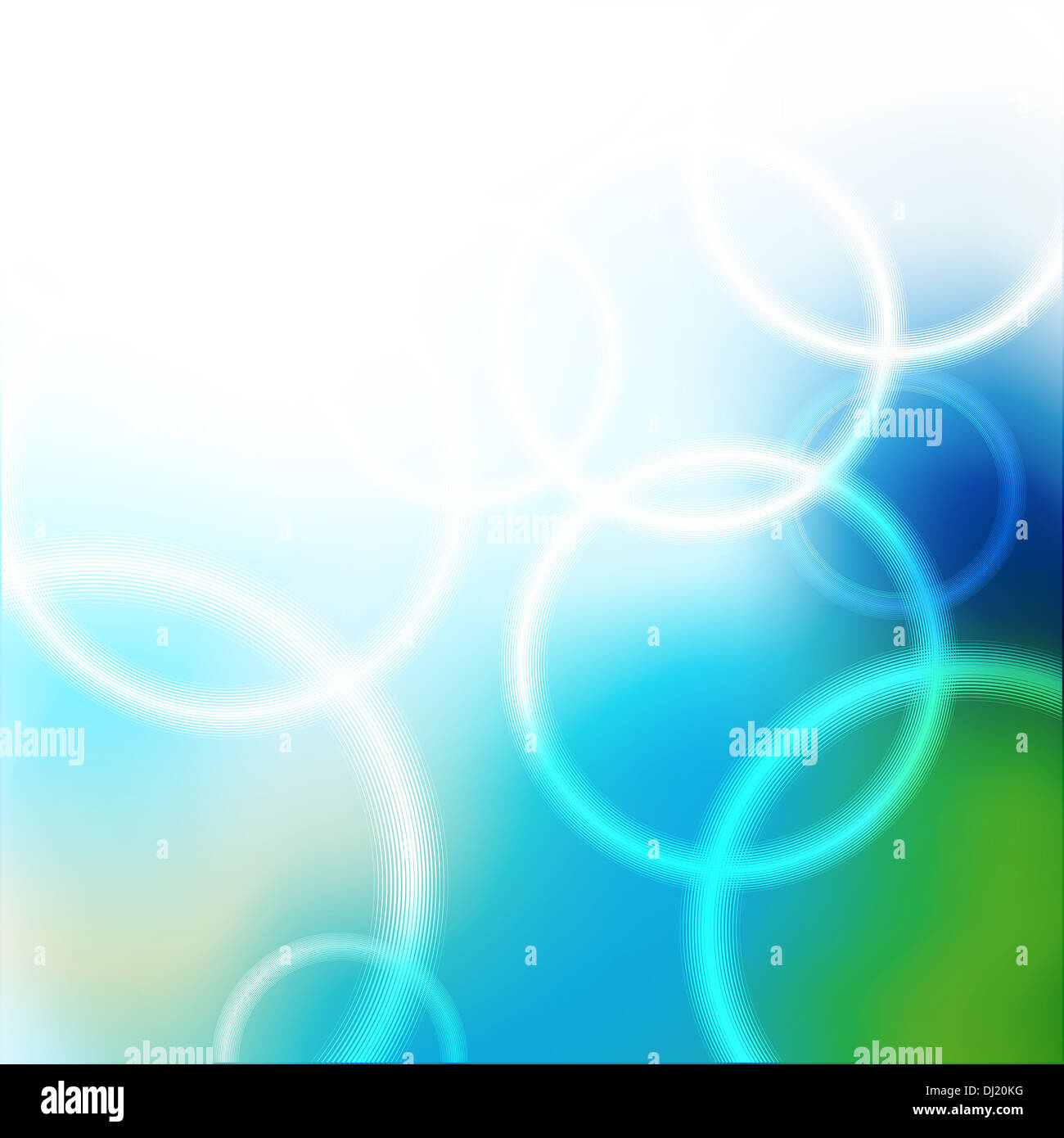 Sfondo vettoriale con cerchi Foto Stock