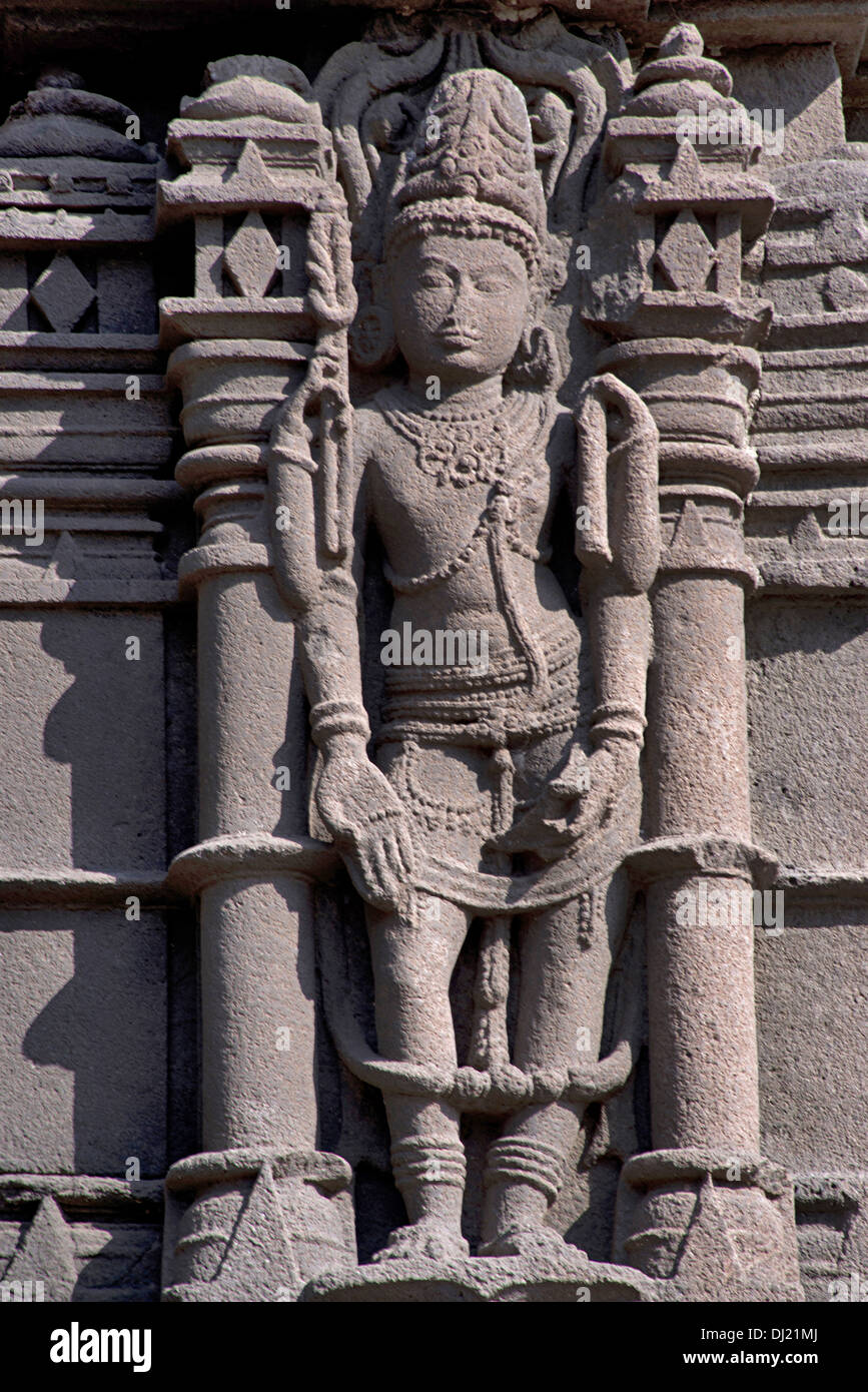 Shiv Mandir, Ambarnath, Maharashtra, India. Immagine della figura permanente del Signore Shiva. Foto Stock