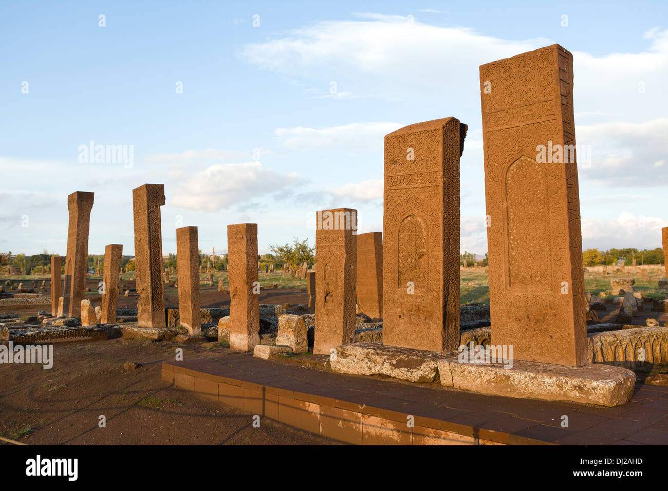 Bagno turco nel cimitero Ahlat Foto Stock