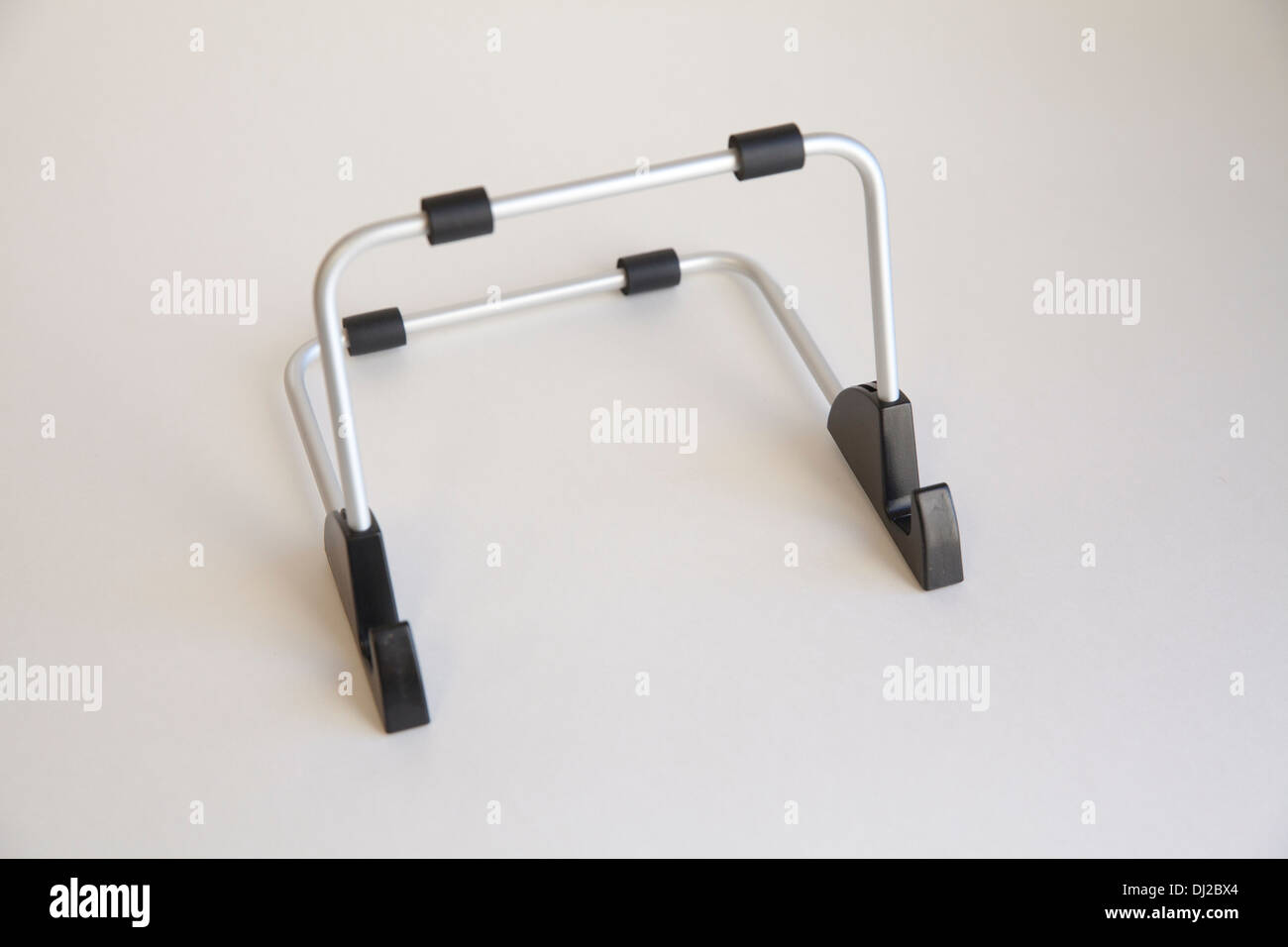 Supporto per ipad mobile video metallo plastica Foto Stock